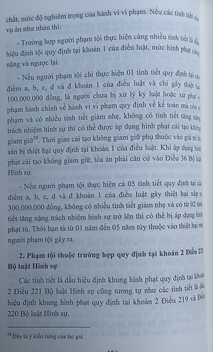 Bình luận Bộ luật Hình sự năm 2015 (Phần hai-Các tội phạm), Chương XVIII, Mục 3: xâm pham trật tự quản lý kinh tế