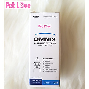THUỐC NHỎ MẮT CHÓ MÈO OMNIX (ALKIN, ANH QUỐC)