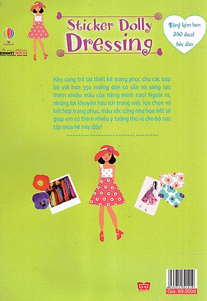 Sách Dán Hình Sáng Tạo Trang Phục Búp Bê - Nhà Thiết Kế Thời Trang