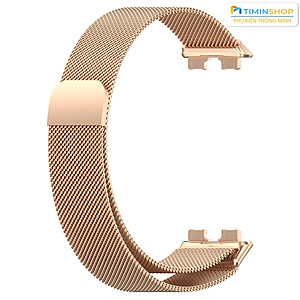 Dây thép cho Huawei Band 10/ 9/ 8 - Thép, khóa nam châm (DTB8)