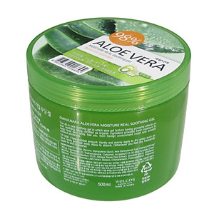 [Tặng móc khoá] Dưỡng da Aloe Natura Moisture Real Soothing Hàn Quốc 500g