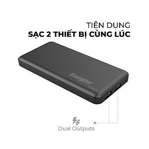 Combo Sạc dự phòng Energizer UE10053 + Sạc Mophie 10W + Cáp USB-C - HÀNG CHÍNH HÃNG