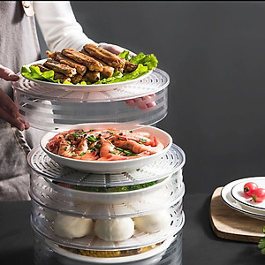 Lồng Bàn Đậy Thức Ăn, Giữ Nhiệt Thực Phẩm Đa Tầng Bằng Nhựa  PP Cao Cấp - Hàng Loại 1 - Chính Hãng MINIIN