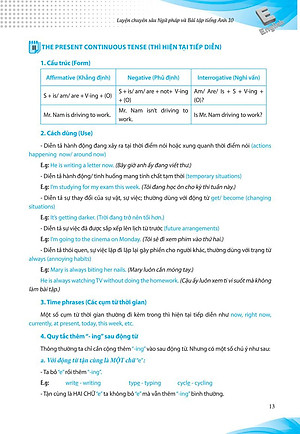 Sách Luyện Chuyên Sâu Ngữ Pháp Và Bài Tập Tiếng Anh Lớp 10