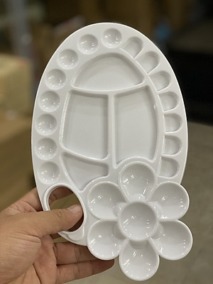 Khay pha màu  lalunavn, họa cụ vẽ , khay màu nước  - B55