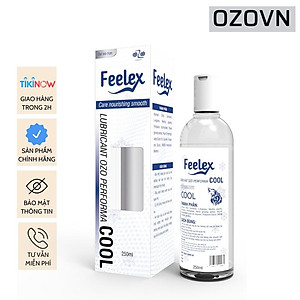 Gel bôi trơn Feelex Lubricant mát lạnh, ấm nóng, siêu trơn - Lọ 250ml