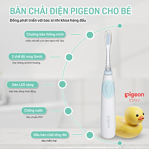 Bàn Chải Đánh Răng Điện Cho Bé Pigeon