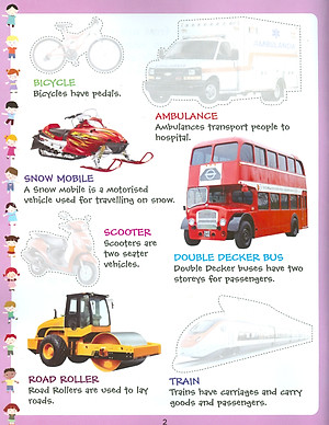 Play With Sticker - Vehicles (Chơi Cùng Hình Dán - Phương Tiện)