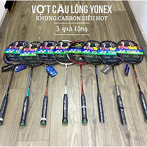 Vợt Cầu Lông Khung Carbon 4U Căng Sẵn 10kg (100zz,800,11Pro..) + Tặng Cuốn Cán Và Bao Đựng Vợt