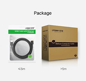 Ugreen UG10111HD104TK 15M màu Đen Cáp tín hiệu HDMI chuẩn 1.4 hỗ trợ phân giải 4K * 2K - HÀNG CHÍNH HÃNG