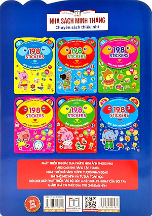 Sách Bóc Dán Hình Thông Minh Phát Triển Khả Năng Tư Duy Toán Học IQ EQ CQ (5-6 Tuổi) - 198 Sticker (Quyển 6)