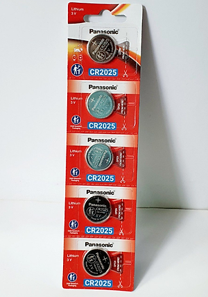 5 Viên Pin CR2025 3V Panasonic Lithium made in Indonesia - Hàng chính hãng