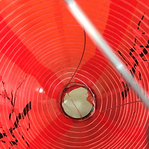 Đèn lồng nhật hoa anh đào - đèn lồng vải lụa Nhật Bản