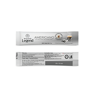 Cà phê hòa tan đen - Trung Nguyên Legend Americano hộp 15 gói x 2g