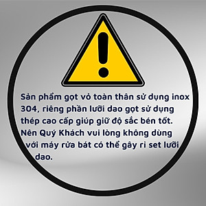 Dụng cụ gọt vỏ inox 304 DandiHome bản nâng cấp