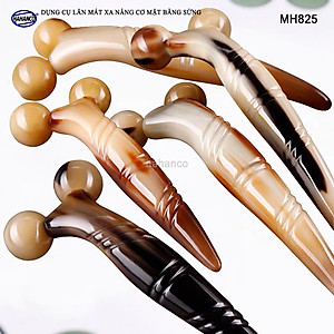 Dụng cụ lăn 3D - V Line massage nâng cơ mặt và body bằng sừng (MH825) day ấn huyệt, làm đẹp da - chăm sóc sức khỏe - HAHANCO
