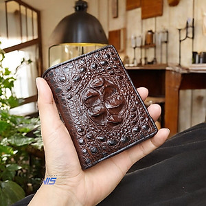 Bóp Cá Sấu Dáng Đứng. GÙ LỚN NGUYÊN CON CHẮC CHẮN