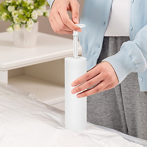 Bơm Điện - Bơm Tay Hút Chân Không Quần Áo Chăn Ga Gối Đệm Thú Bông Mành Rèm Deli - Phù Hợp Với Túi Hút Chân Không Đựng Quần Áo