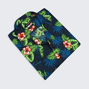 Áo sơ mi nam họa tiết đi biển NOVELTY 200116N