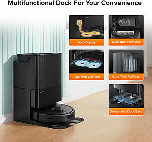 Robot Hút Bụi Lau Nhà Roborock QRevo 5AE, Lực Hút 12.000 Pa - Hàng Chính Hãng