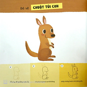 Sách Tay Khéo Tay Xinh - Bé Vẽ Thú Non