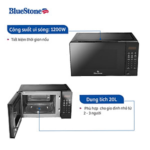 Lò Vi Sóng Điện Tử Bluestone MOB-7815 (20 Lít) - Hàng chính hãng