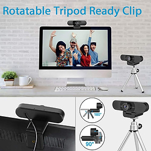 Emeet C960 / C960 4K - Webcam Họp Trực Tuyến Góc Rộng, Full HD/ 4K Tự Động Lấy Nét Và Căn Chỉnh Ánh Sáng - Hàng Chính Hãng