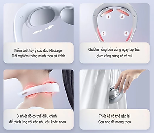 Máy Massage Cổ Thông Minh Xiaomi Jeeback K1 - Hàng Nhập Khẩu