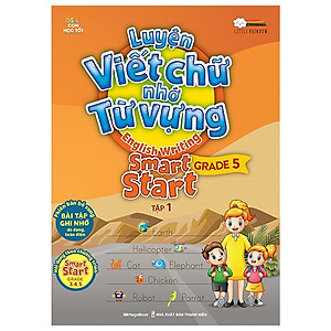 Combo 2 Cuốn: Luyện Viết Chữ Nhớ Từ Vựng - English Writing Smart Start - Lớp 5