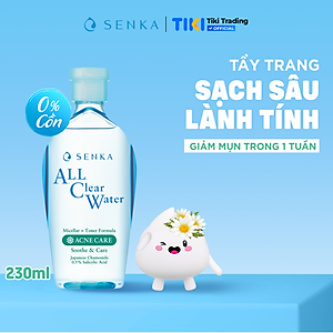 Nước tẩy trang ngừa mụn Senka 230ml