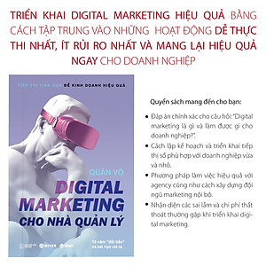 Digital Marketing Cho Nhà Quản Lý - Tiếp Thị Tinh Gọn Để Kinh Doanh Hiệu Quả