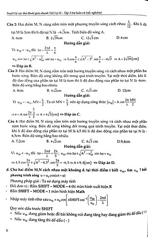 Sách Tuyệt Kỹ Các Thủ Thuật Giải Nhanh Vật Lý 12 (Tập 2)