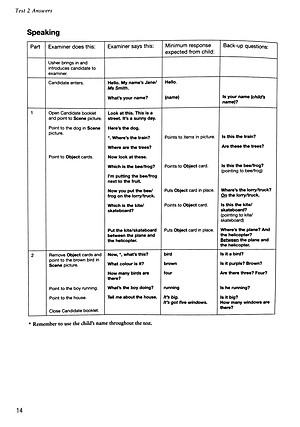 Cambridge English Young Learners 2 for Revised Exam from 2018 Starters Answer Booklet: Authentic Examination Papers