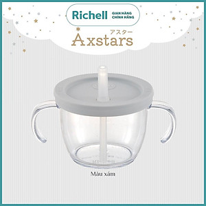 Cốc tập uống 3 giai đoạn AXSTARS Richell Nhật Bản chống sặc cho bé từ 6 tháng | Baby