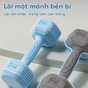 Bộ 2 tạ tay 3kg Model Q304 - Q314 cao cấp tập Gym BG (hàng nhập khẩu)