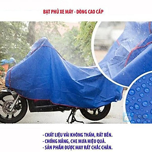 Bạt Phủ Xe Máy Chống Nắng, Chống Thấm, Chống Bụi Bẩn Khổ Lớn - Hàng Chính Hãng