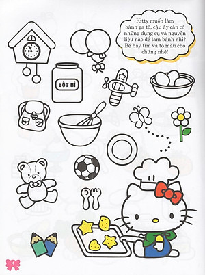 Bộ 4 Cuốn Hello Kitty- Sách Tô Màu: Rèn Luyện Khả Năng Cho