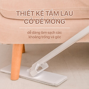 Cây Lau Nhà MyJae Đài Loan Sợi Polyester Kéo Vắt Thông Minh 360 Độ 125cm