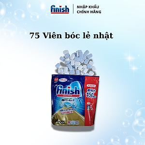 Viên rửa bát Finish Nhât túi 150 viên , Viên rửa chén Finish nhật