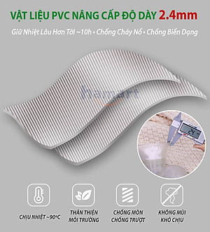 Túi Chườm Giữ Nhiệt Giảm Đau Bụng Kinh Hamart Chườm Nóng Ấm Cơ Thể Chườm Lạnh Hạ Sốt 2 Lớp Bông