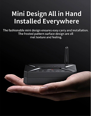 ROGTZ - Bộ Thu Phát Bluetooth 5.0 2 in 1 R22 - Chế độ chuyển đổi linh hoạt, Âm Thanh HD, Độ Trễ Thấp, Khoảng Cách 40m, Hỗ trợ aptX HD, Chip thông minh, Cổng kết nối đa dạng RCA AUX USB - Hàng Chính Hãng