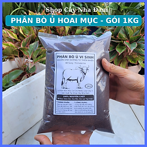 Phân Bò Đã Qua Xử Lý ủ Trichoderma, Chuyên Rau Sạch, Cây Cảnh, Cây Ăn Trái, Hoa (Gói 1Kg)