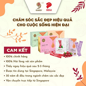 Bột Hỗ Trợ Kiểm Soát Cân Nặng, Phân Hủy Chất Béo Cozo Slim Sleek, Chống Phản Ứng Đường Hóa, Giúp Cơ Thể Thải Độc, Da Đẹp Dáng Xinh