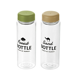 Bình uống nước có nắp đậy 500ml nội địa Nhật Bản - Giao màu ngẫu nhiên