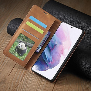 Bao Da Bò Non Dành Cho SamSung Galaxy A17 / A07 / A56 , A36 , A26 , A16 Chính Hãng Forwenw Có Ngăn Đựng Tiền và Thẻ - Hàng chính hãng