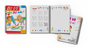 Bé vẽ như thế nào? - Sách dạy vẽ bằng vở caro giúp bé vẽ đẹp - Các bước vẽ cơ bản