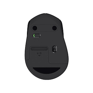 Chuột không dây LOGITECH M331 Black Cổng USB - Hàng chính hãng