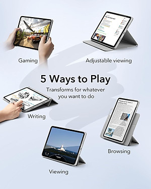 Bao Da dành cho iPad Pro 11 inch / iPad Pro 13 inch 2024 ESR Rebound Hybrid Case 360 - Hàng Chính Hãng