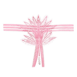 Quần lót nữ phối ren có đính hạt lọt khe sexy