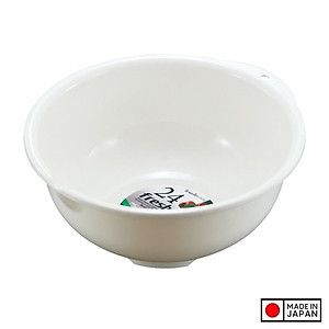 Thau/Chậu lót nhựa dạng tròn cao cấp Sanada Seiko 3.6L có tay cầm - Hàng nội địa Nhật Bản.